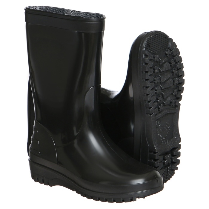 Сапоги женские С-11ЧНУ, ПВХ, утепленные, черные, размер 38 (240) до -5&deg;C