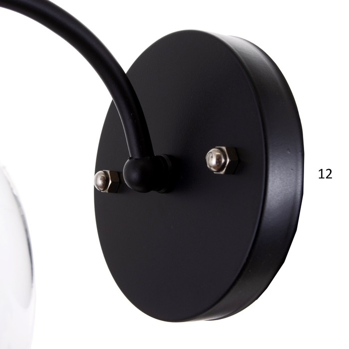 Бра 2073/1 E27 40Вт черный 17х13х20 см