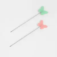 Булавки для квилтинга &laquo;Бабочка&raquo;, 53 мм, 20 шт., разноцветные