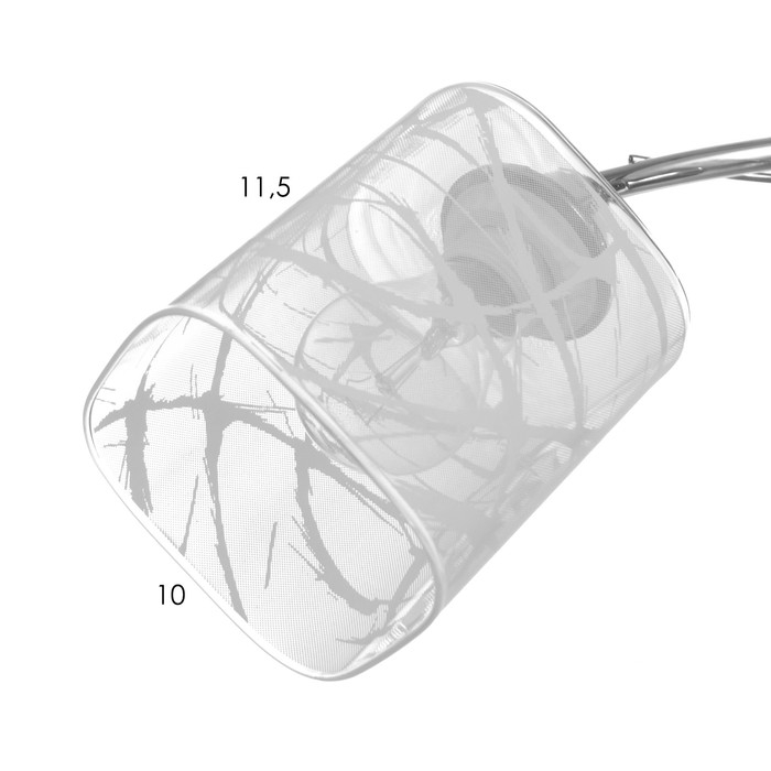 Люстра потолочная Поли 2хE27 40Вт Хром Люстра потолочная Поли 2хE27 40Вт Хром