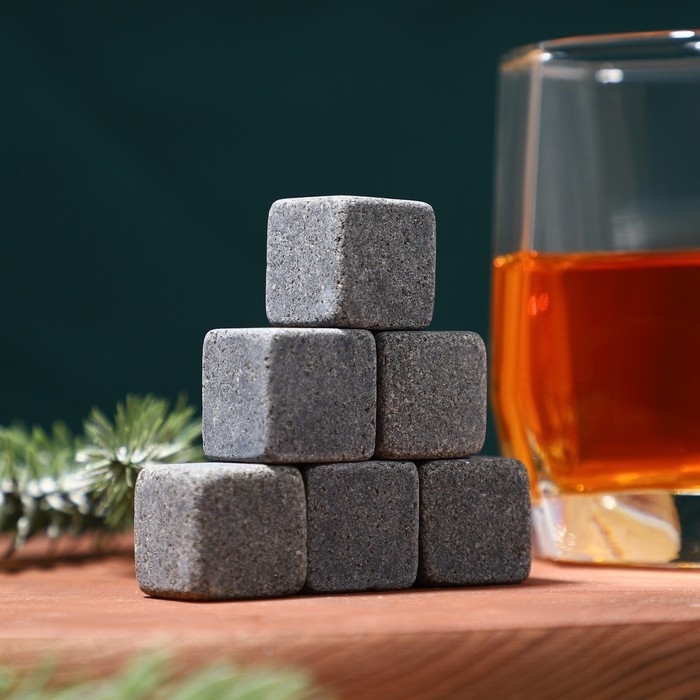 Новый год. Новогодний набор камней для виски &laquo;Счастливого Нового года&raquo;, 9 шт