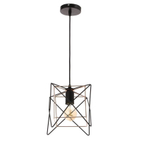 Светильник 669918/1 E27 40Вт черный-золото 18х18х118 см Светильник 669918/1 E27 40Вт черный-золото 18х18х118 см