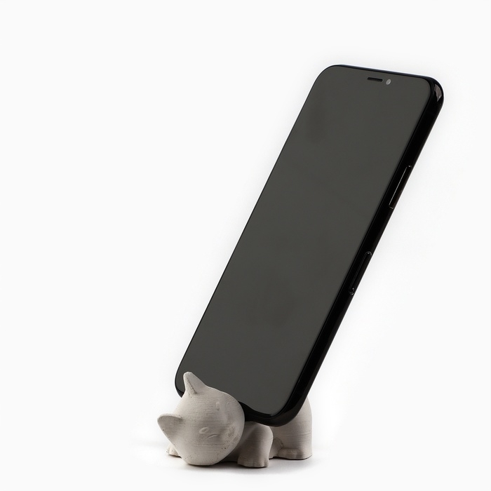 Подставка для телефона &laquo;Корги&raquo;, белая, 6,5 х 5 см