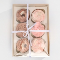 Коробка для капкейка, кондитерская упаковка, 6 ячеек &laquo;Люби себя&raquo;, 23 х 16 х 10 см