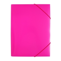 Папка на резинке А4, 500 мкм, Calligrata "Neon", корешок 30 мм, неоновая, розовая Папка на резинке А4, 500 мкм, Calligrata "Neon", корешок 30 мм, неоновая, розовая