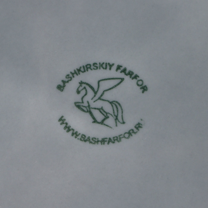 Тарелка глубокая &laquo;Акварель&raquo;, 550 мл, d=22,5 см, цвет светло-серый