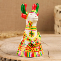 Филимоновская игрушка колокольчик &laquo;Олень&raquo;