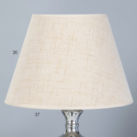 Лампа настольная 16713/1 E27 40Вт хром 28х28х50 см RISALUX