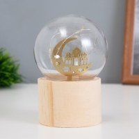 Ночник &laquo;Шар-мечеть&raquo; LED 3хAG10 шар 8см 6,5х6,5х11,5см