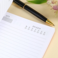 Набор &laquo;Самой прекрасной&raquo;: чай чёрный со вкусом ваниль и карамель 20 г., термостакан 350 мл., ежедневник 80 листов, ручка