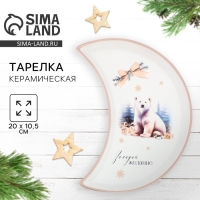 Тарелка "Загадай желание", 10.5х20 см