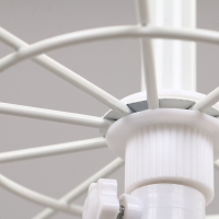 Вертушка, 5 ярусов по 10 крючков, 44×44×165, цвет белый Вертушка, 5 ярусов по 10 крючков, 44×44×165, цвет белый