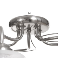 Люстра потолочная Бетти 5х40Вт Е14 Хром 54x54x29 см Люстра потолочная Бетти 5х40Вт Е14 Хром 54x54x29 см