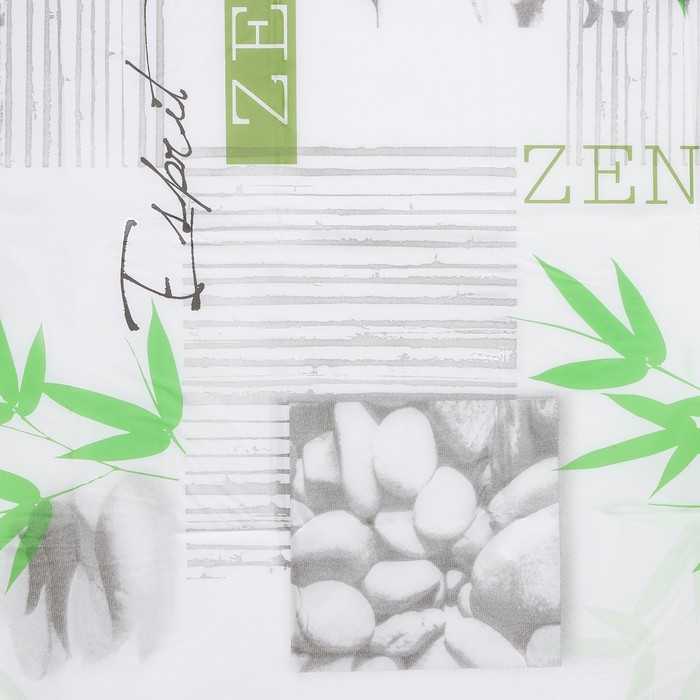 Штора для ванны Доляна &laquo;Дзен&raquo;, 180&times;180 см, EVA