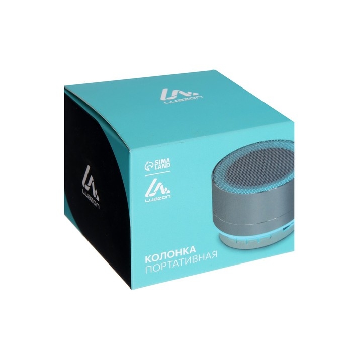 Портативная колонка LuazON LAB-05, 3 Вт, 520 мАч, Bluetooth, USB, microSD, microUSB, МИКС Портативная колонка LuazON LAB-05, 3 Вт, 520 мАч, Bluetooth, USB, microSD, microUSB, МИКС