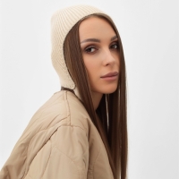 Чепчик женский MIST с шерстью кролика, р-р 56 см, беж Чепчик женский MIST с шерстью кролика, р-р 56 см, беж