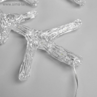 Светодиодная фигура &laquo;Снежинка&raquo; 39 см, акрил, 50 LED, 220 В, свечение белое