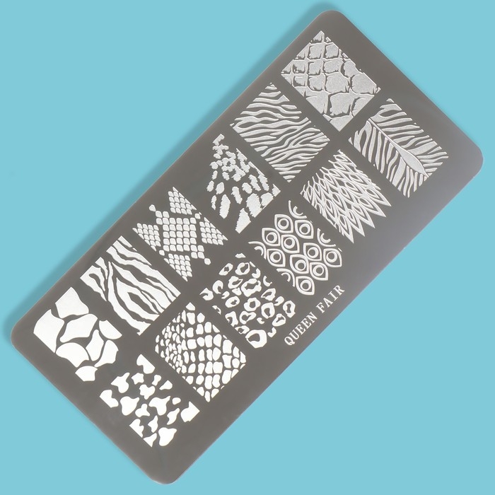 Диск для стемпинга металлический «Принты сезона», 12 × 6 см Диск для стемпинга металлический «Принты сезона», 12 × 6 см