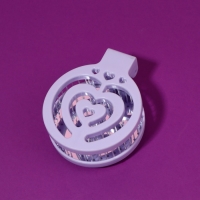 Расчёска массажная, складная, с зеркалом, d = 6,6 см, цвет сиреневый Расчёска массажная, складная, с зеркалом, d = 6,6 см, цвет сиреневый