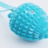 Игрушка массажная пищащая для собак "Клубничка",10 см, ТПР, микс цветов