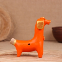 Абашевская игрушка "Собачка", 11х5х12 см, Кукушкин И.И. Абашевская игрушка "Собачка", 11х5х12 см, Кукушкин И.И.