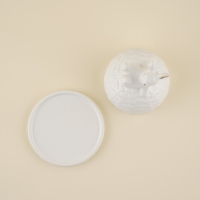 Лимонница керамическая SL Home &laquo;Лесные кролики&raquo;, 14&times;14,5 см, цвет белый