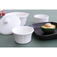 Рамекин из жаропрочной керамики Доляна &laquo;Маффин&raquo;, 150 мл, d=8,7 см, цвет белый