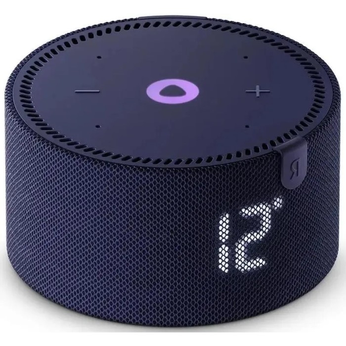 Умная колонка Умная колонка "Новая Яндекс Станция Мини" (YNDX-00020B), голосовой помощник Алиса,10Вт, с часами, синяя