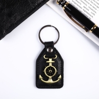 Брелок кожзам, металл "Якорь" 6,8х4 см Брелок кожзам, металл "Якорь" 6,8х4 см