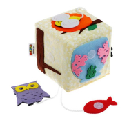 Кубик &laquo;Бизикубик. Кто где живёт&raquo; 9 &times; 9 см