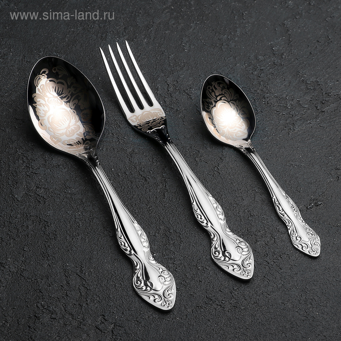 Набор столовых приборов &laquo;Славянка&raquo;, 36 предметов, декоративная коробка