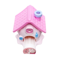 Точилка механическая с контейнером, 5 видов заточки, Домик розовый Точилка механическая с контейнером, 5 видов заточки, Домик розовый