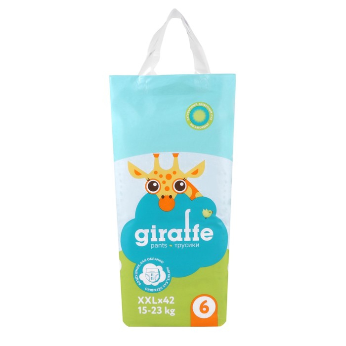 Подгузники-трусики &laquo;Lovular&raquo; Giraffe, 15-25 кг, 42 шт