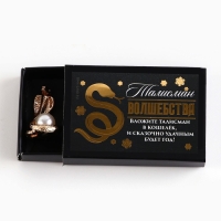 Кошельковый талисман новогодний в коробке &laquo;Новый год: Талисман волшебства&raquo;, фигурка, 5,4 х 3,6 см