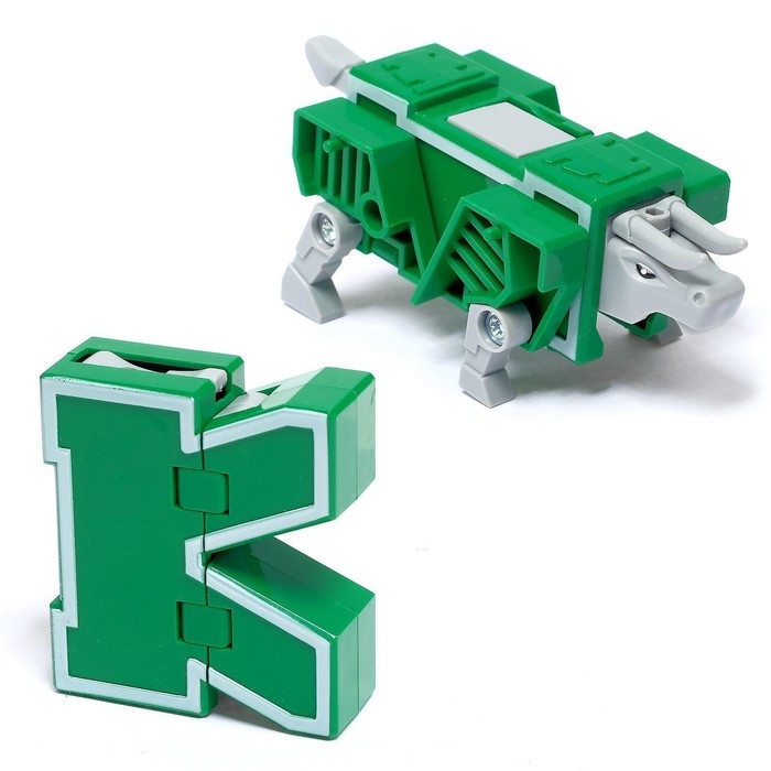 Робот «Дино-буква», трансформируется в динозавра, МИКС Робот «Дино-буква», трансформируется в динозавра, МИКС