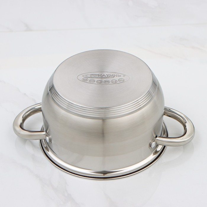 Кастрюля &laquo;Диана&raquo;, 2.5 л, d=18 см, капсульное дно, индукция