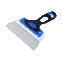 Шпатель фасадный ТУНДРА, 200 мм, нержавеющая сталь, двухкомпонентная рукоятка Шпатель фасадный ТУНДРА, 200 мм, нержавеющая сталь, двухкомпонентная рукоятка