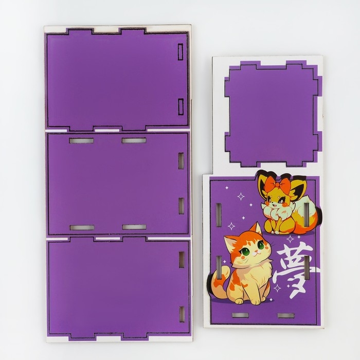 Органайзер для канцелярии &laquo;Милашки Чиби&raquo; 6.7 х 6.5 х 9.6 см