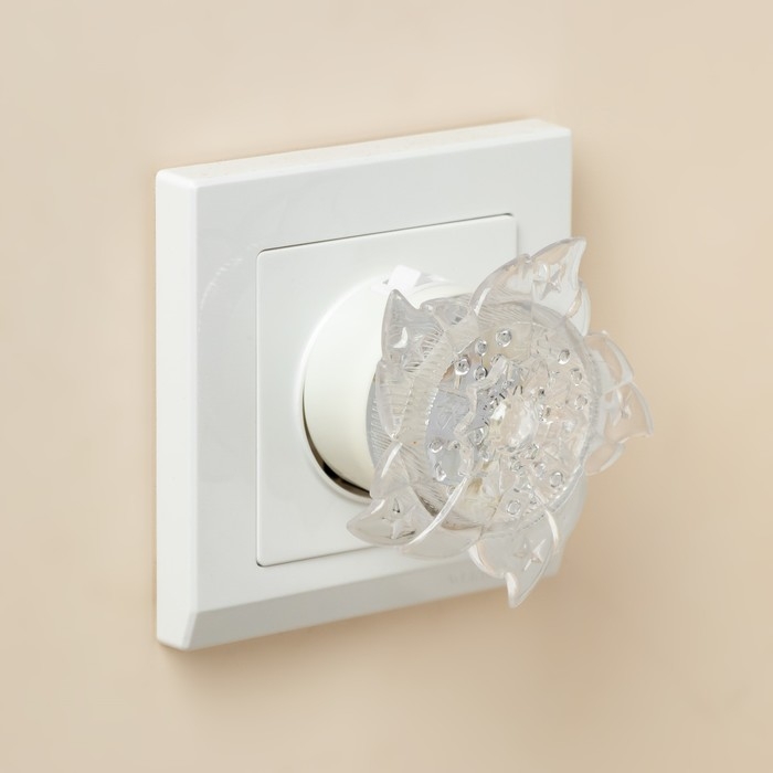 Ночник Ночник "Солнышко голубое", 6,5х6,5 см RISALUX