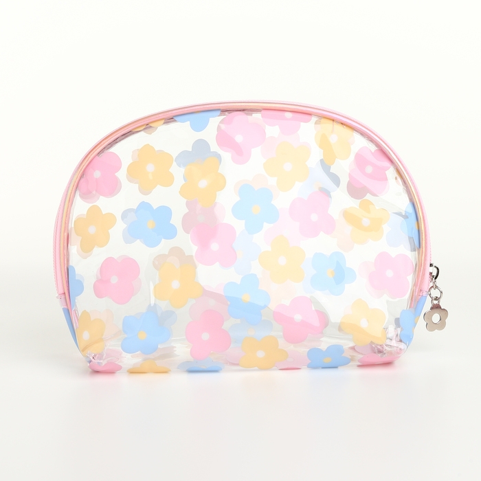 Набор косметичек 2 в 1 на молнии, цвет розовый Набор косметичек 2 в 1 на молнии, цвет розовый