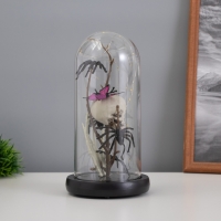 Светильник колба «Череп с пауками» 1,5Вт, LED, 3xAAA, черный USB 11х11х21см Светильник колба «Череп с пауками» 1,5Вт, LED, 3xAAA, черный USB 11х11х21см