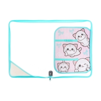 Папка для труда А4, 325 х 230 х 25 мм, молния вокруг, откидная планка, пластиковая, ПТР-1, Calligrata "Веселые персы" Папка для труда А4, 325 х 230 х 25 мм, молния вокруг, откидная планка, пластиковая, ПТР-1, Calligrata "Веселые персы"