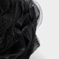 Мочалка для тела SAVANNA &laquo;Нежность&raquo;, 90 гр, тубус в подарок, цвет чёрный