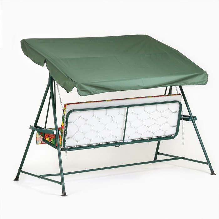 Качели садовые Качели садовые "Касабланка", цвет зеленый220 х 119 х 145 см, макс нагрузка 300 кг