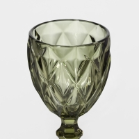 Бокал для вина стеклянный Magistro &laquo;Круиз&raquo;, 250 мл, 8&times;15,3 см, цвет зелёный