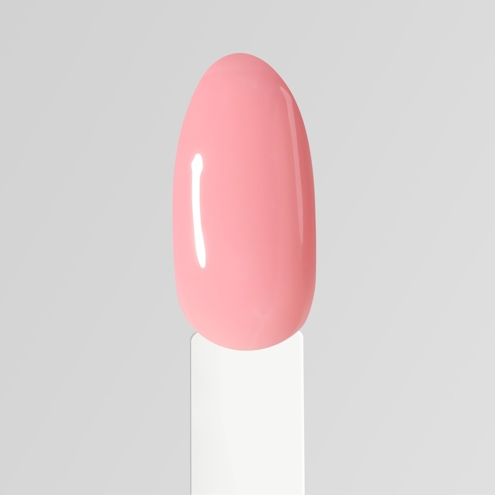 Fiber Gel для наращивания ногтей, со стекловолокном, 15 мл, LED/UV, цвет нежно-розовый