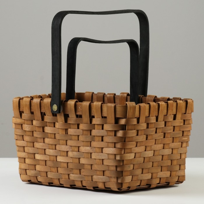 Набор корзин плетеных из 2 шт, 26х22хH15/28 см, 22х17хH12/24 см, секвойя