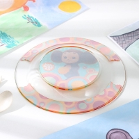 Тарелка &laquo;Чебурашка&raquo;, d=19,5 см, h=1,8 см, стекло