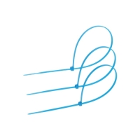 Хомут нейлоновый для стяжки, ТУНДРА, 3.6&times;300 мм, синий, 100 шт.