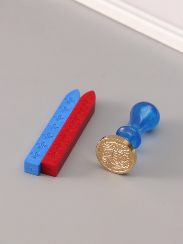 Сургучный набор "Маяк" печать, ручка, сургуч 12,5х10х3,6 см